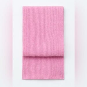 & Other Stories cashmere scarf in dusty rose